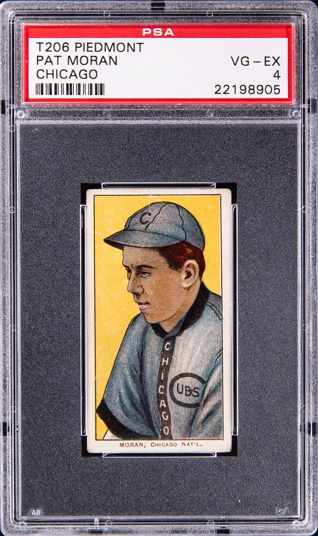 1909-11 T206 Pat Moran, Chicago - Piedmont White Border #no-number card image