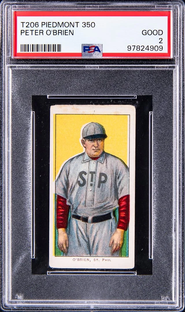 1909-11 T206 Peter O'Brien White Border #no-number card image