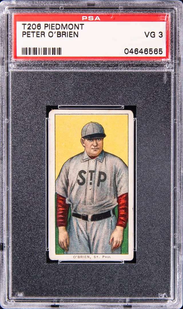 1909-11 T206 Peter O'Brien - Piedmont White Border #no-number card image