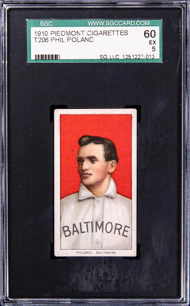 1909-11 T206 Phil Poland White Border #no-number card image