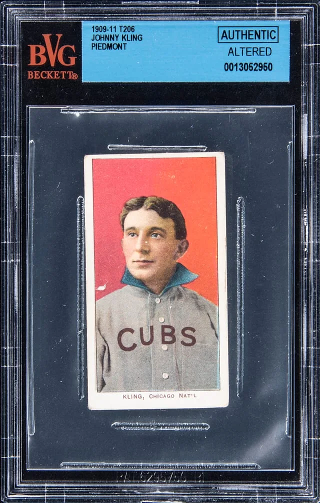 1909-11 T206 Piedmont Johnny Kling #no-number card image