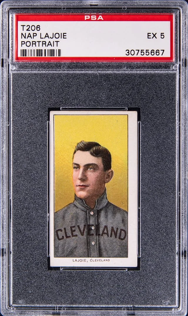 1909-11 T206 Piedmont Nap Lajoie, Portrait - Piedmont 350 #no-number card image