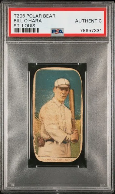 1909-11 T206 Polar Bear St. Louis Bill O'Hara #no-number card image