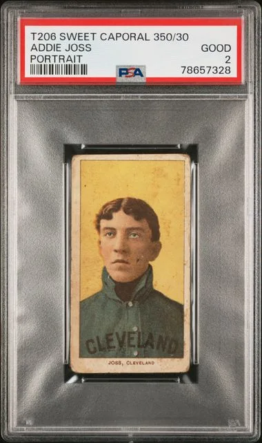 1909-11 T206 Portrait Addie Joss Sweet Caporal #350/30 card image