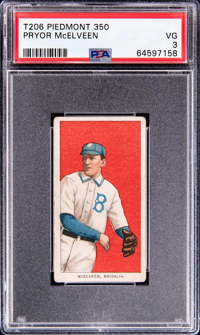 1909-11 T206 Pryor McElveen White Border #no-number card image