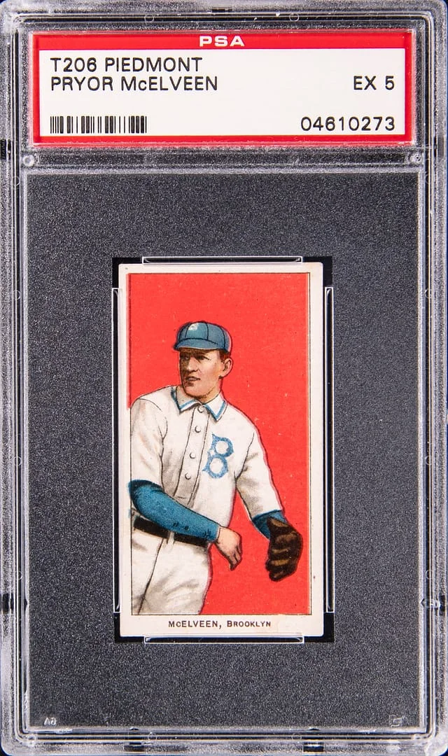 1909-11 T206 Pryor McElveen - Piedmont White Border #no-number card image