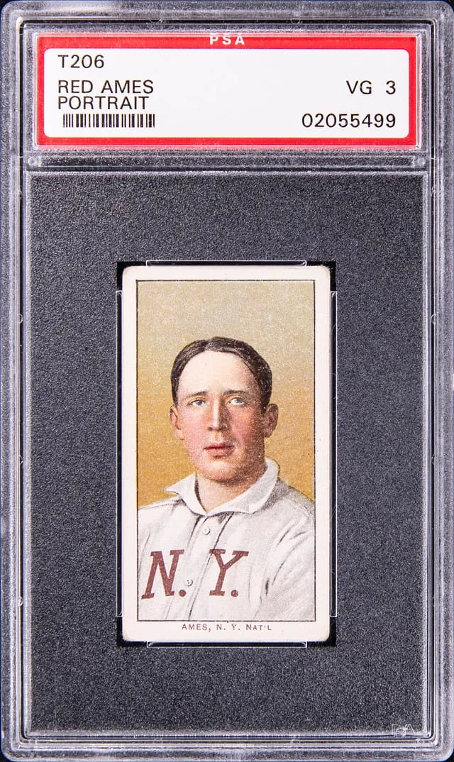 1909-11 T206 Red Ames, Portrait - Sweet Caporal White Border #no-number card image