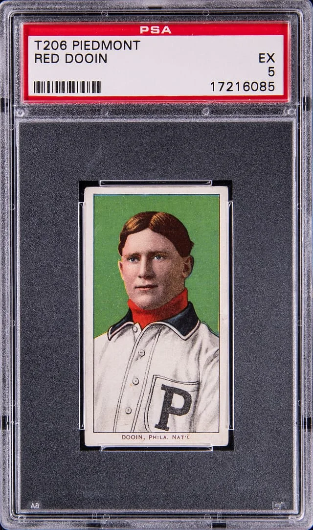 1909-11 T206 Red Dooin White Border #no-number card image