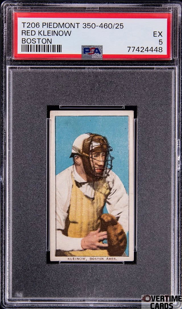 1909-11 T206 Red Kleinow, Boston White Border #no-number card image