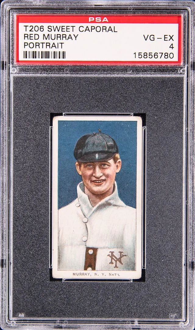 1909-11 T206 Red Murray, Portrait - Sweet Caporal White Border #no-number card image