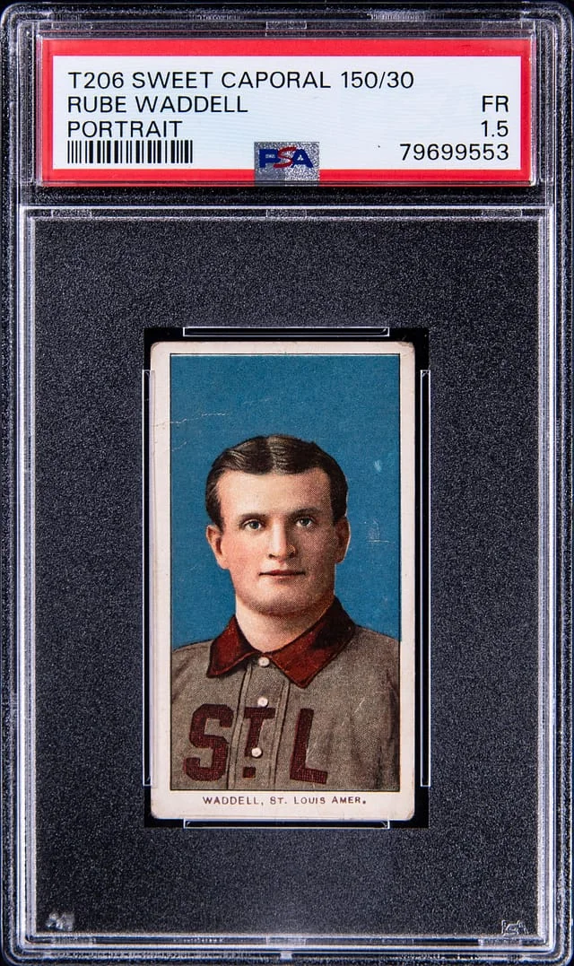 1909-11 T206 Rude Waddell White Border #no-number card image