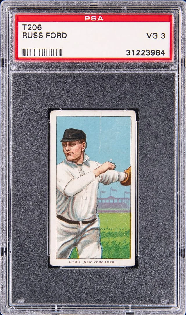 1909-11 T206 Russ Ford - Piedmont White Border #no-number card image