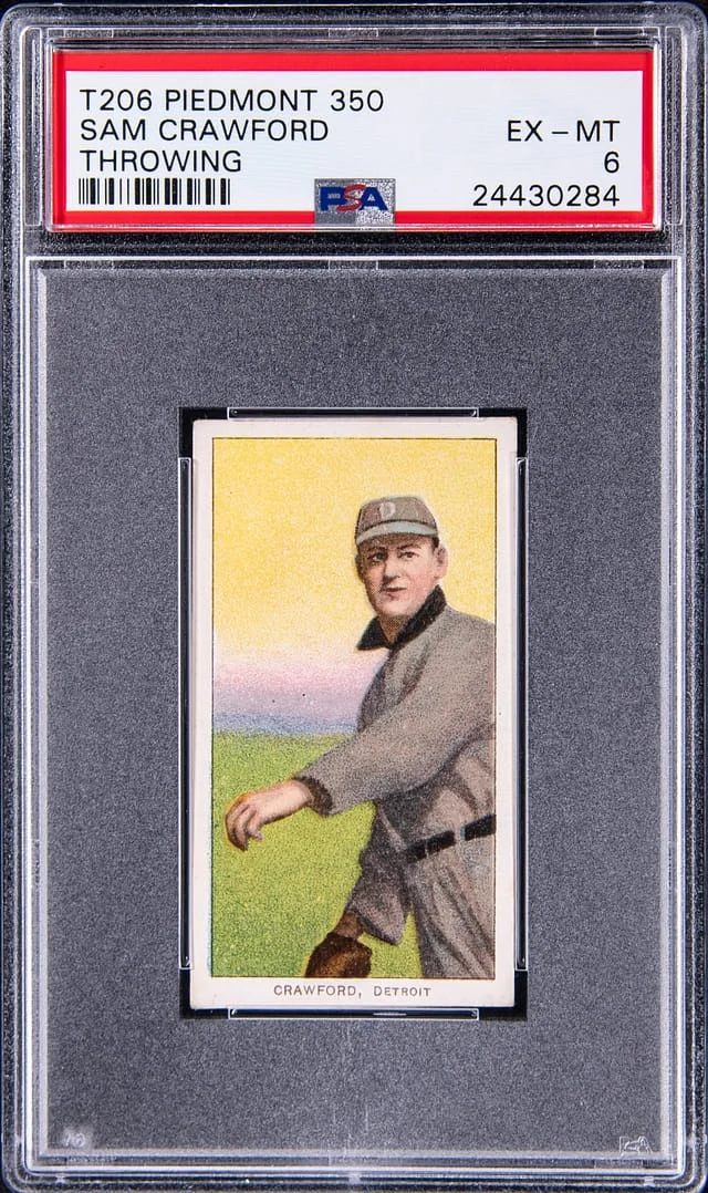 1909-11 T206 Sam Crawford White Border #no-number card image