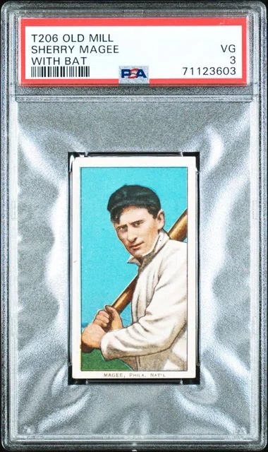 1909-11 T206 Sherry Magee White Border #no-number card image
