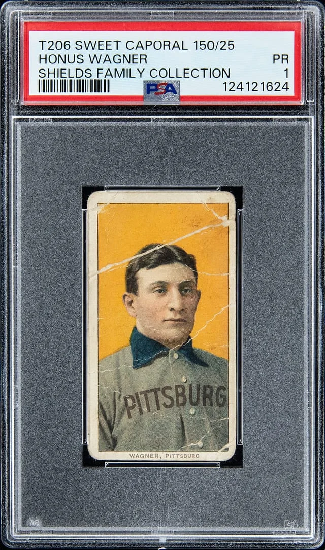 1909-11 T206 Shields Family Collection White Border Honus Wagner - Sweet Caporal #150/25 card image