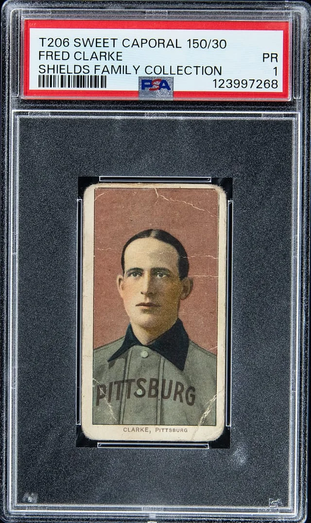 1909-11 T206 Shields Family Collection White Border Ty Cobb, Bat On Shoulder - Sweet Caporal #150/30 card image