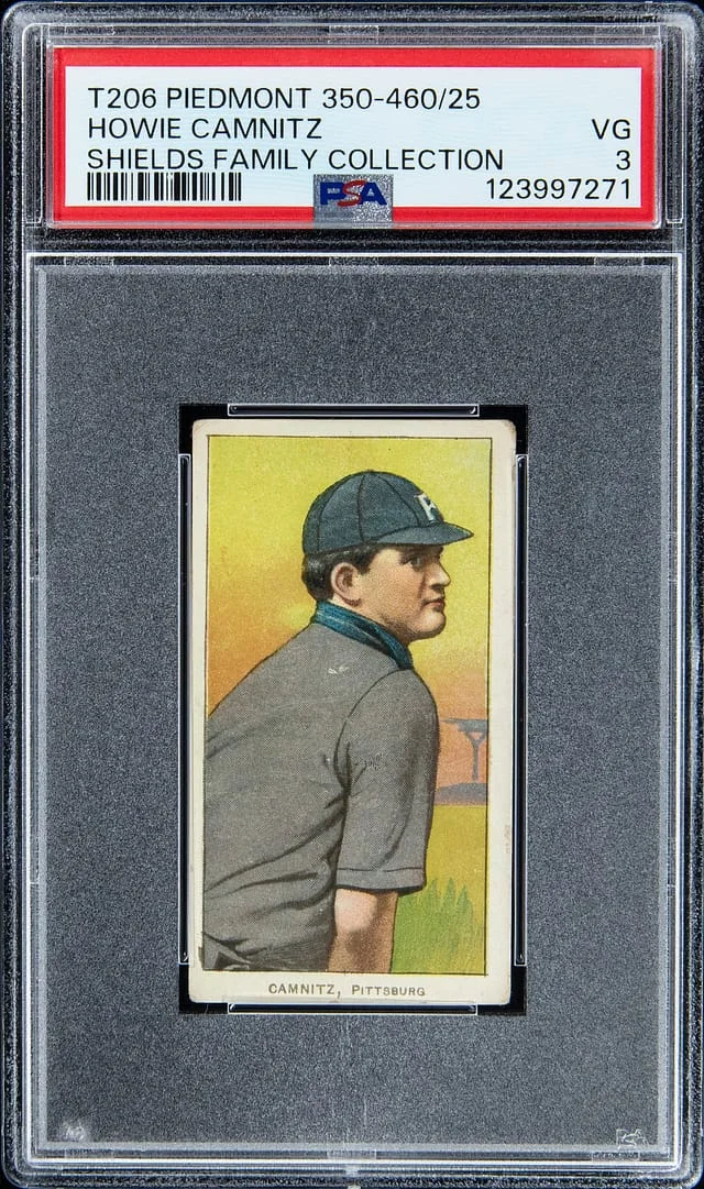 1909-11 T206 Shields Family Collection White Border Howie Camnitz, Arm At Side - Piedmont #350-460/25 card image