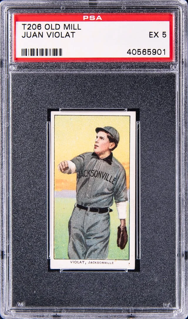 1909-11 T206 (SL) Juan Violat (Viola) White Border #no-number card image