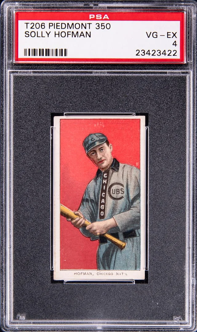 1909-11 T206 Solly Hoffman - Piedmont 350 White Border #no-number card image