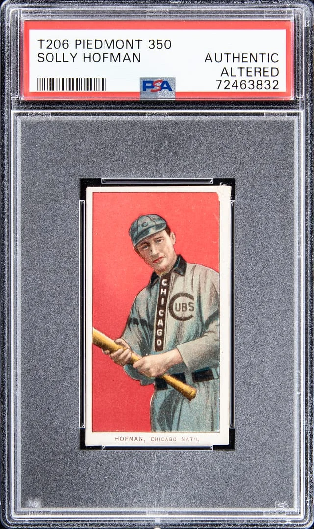 1909-11 T206 Solly Hofman White Border #no-number card image