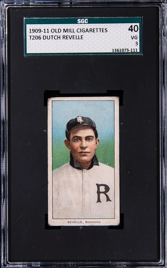 1909-11 T206 Southern League Dutch Revelle Old Mill White Border #no-number card image