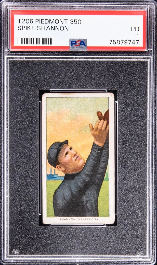 1909-11 T206 Spike Shannon White Border #no-number card image