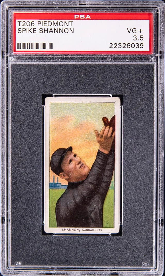 1909-11 T206 Spike Shannon - Piedmont White Border #no-number card image