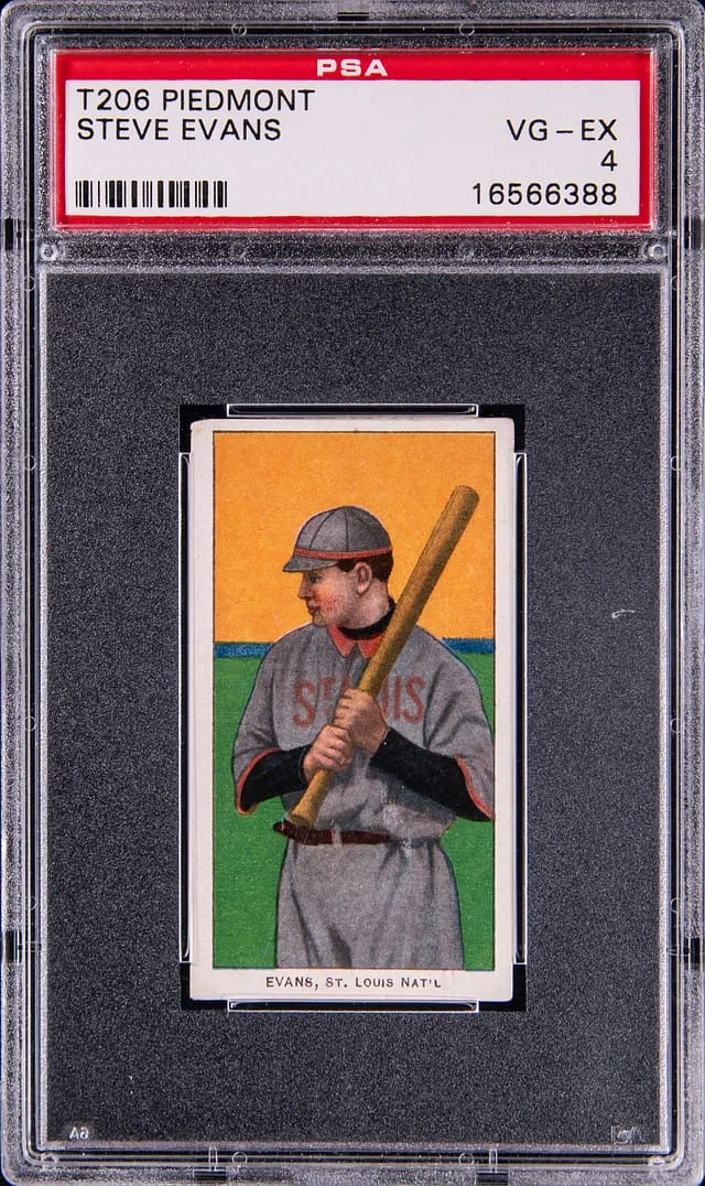 1909-11 T206 Steve Evans White Border #no-number card image