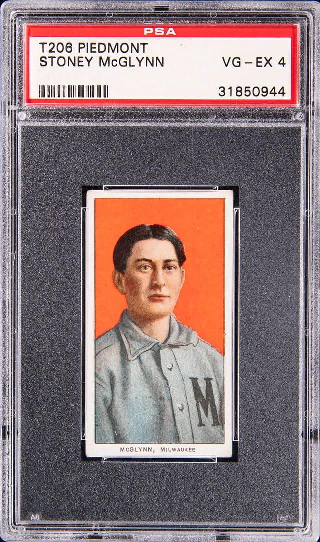 1909-11 T206 Stoney McGlynn - Piedmont White Border #no-number card image