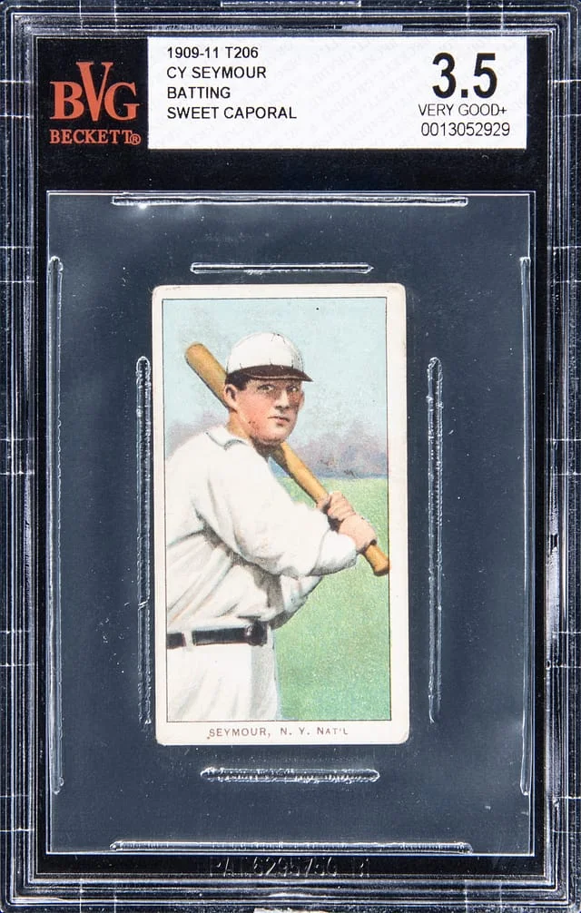 1909-11 T206 Sweet Caporal Cy Seymour #no-number card image