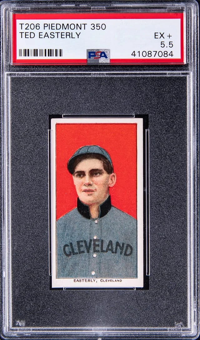 1909-11 T206 Ted Easterly White Border #no-number card image