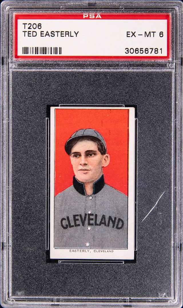 1909-11 T206 Ted Easterly - Sweet Caporal White Border #no-number card image