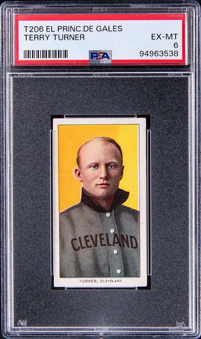 1909-11 T206 Terry Turner - El Principe De Gales Back White Border #no-number card image