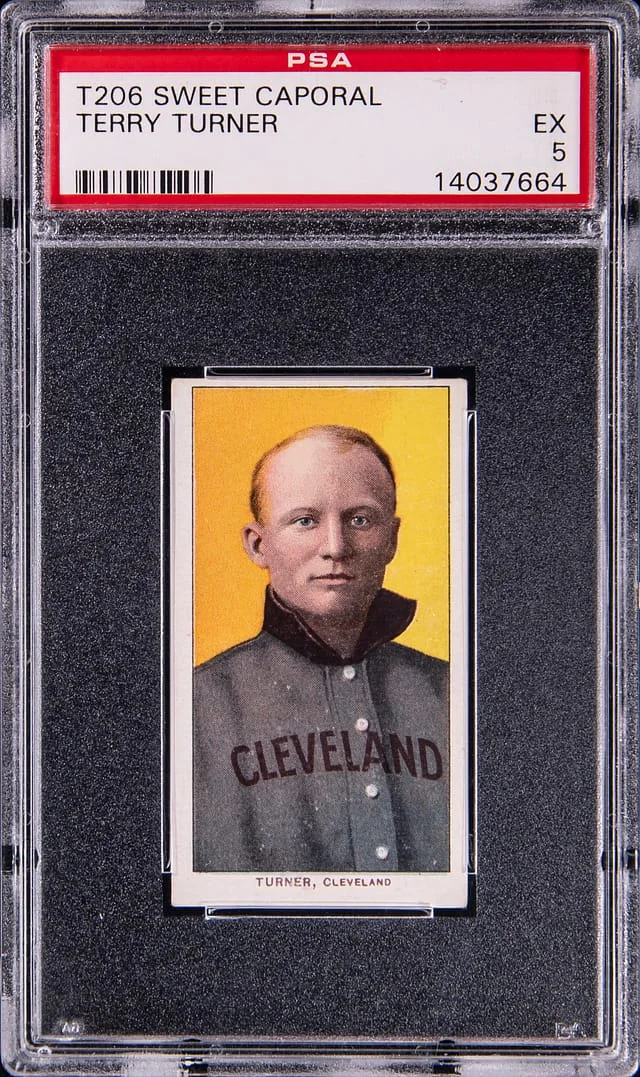 1909-11 T206 Terry Turner White Border #no-number card image