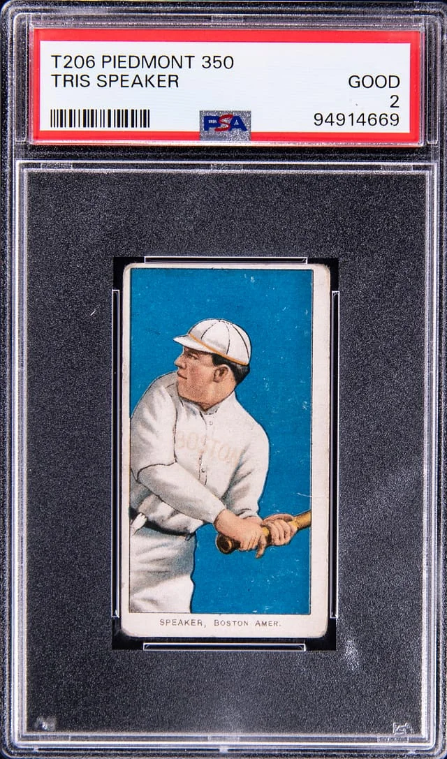 1909-11 T206 Tris Speaker White Border #no-number card image