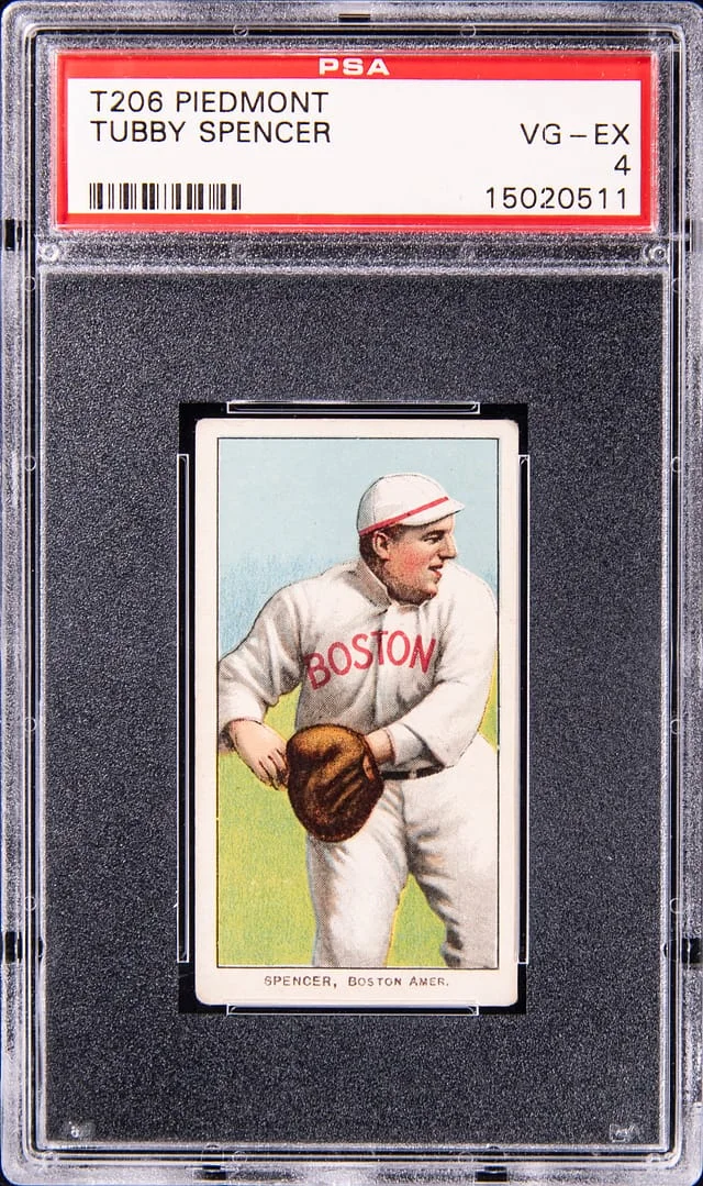 1909-11 T206 Tubby Spencer - Piedmont White Border #no-number card image