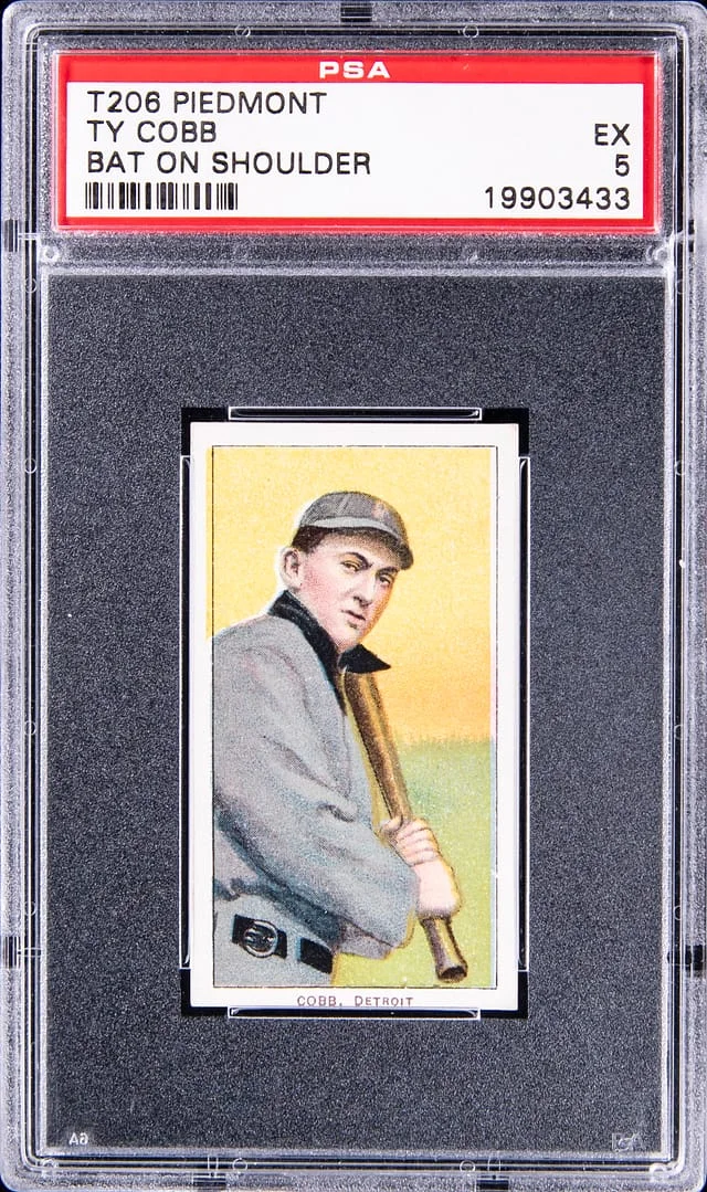 1909-11 T206 Ty Cobb, Bat on Shoulder White Border #no-number card image
