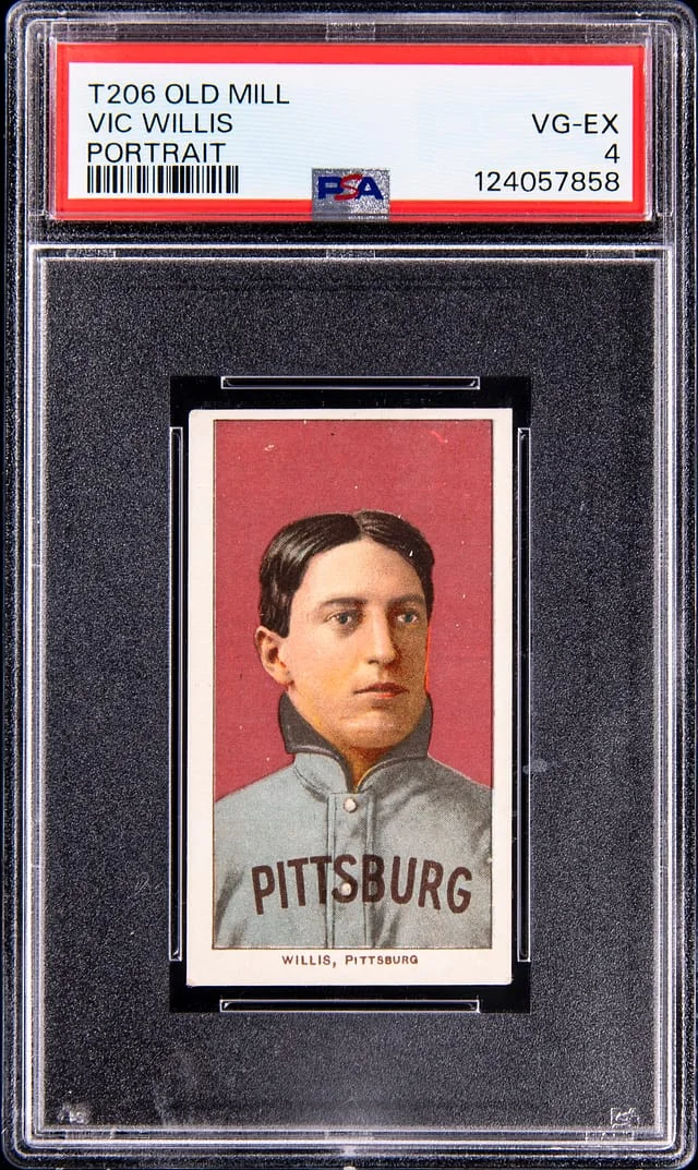 1909-11 T206 Vic Willis, Portrait - Old Mill White Border #no-number card image