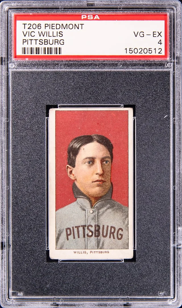 1909-11 T206 Vic Willis, Portrait - Piedmont White Border #no-number card image