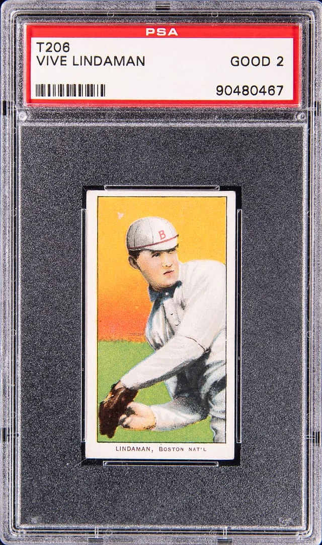 1909-11 T206 Vive Lindaman - Piedmont White Border #no-number card image
