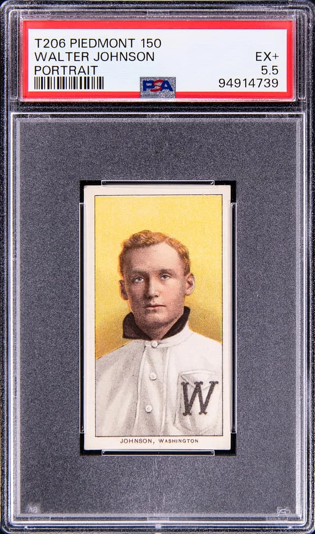 1909-11 T206 Walter Johnson White Border #no-number card image