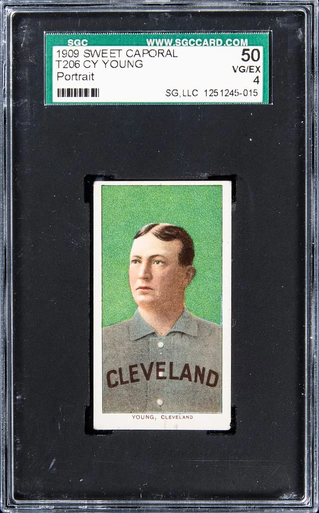 1909-11 T206 White Border, Cy Young #no-number card image