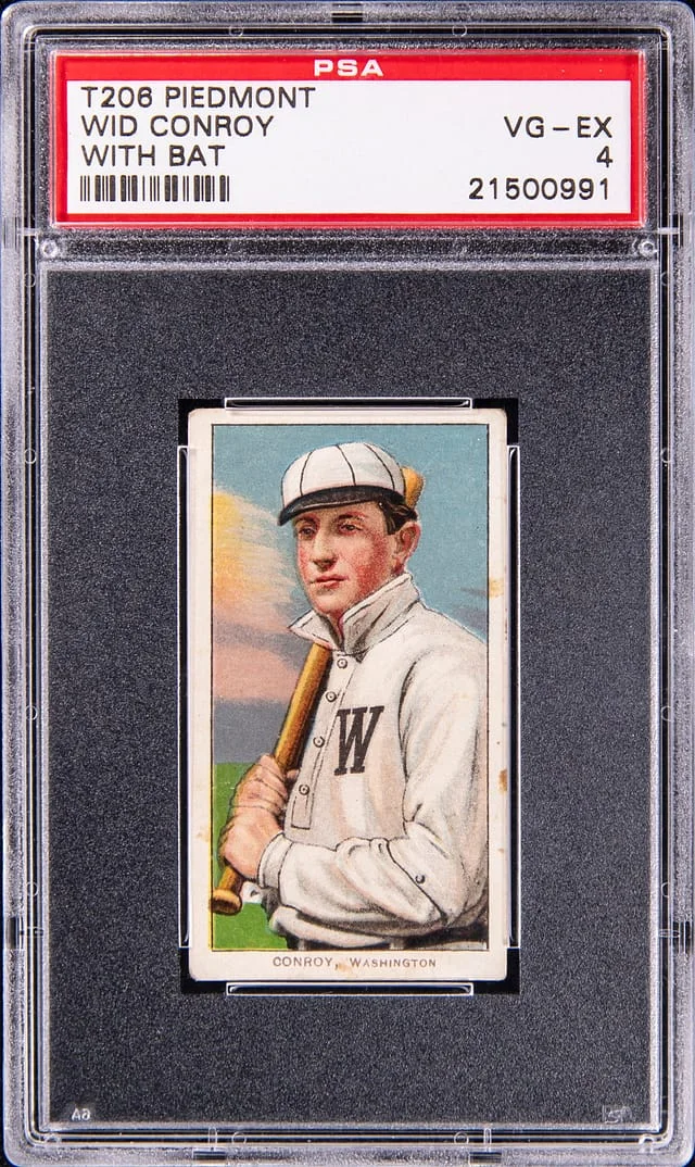 1909-11 T206 Wid Conory, With Bat - Piedmont White Border #no-number card image
