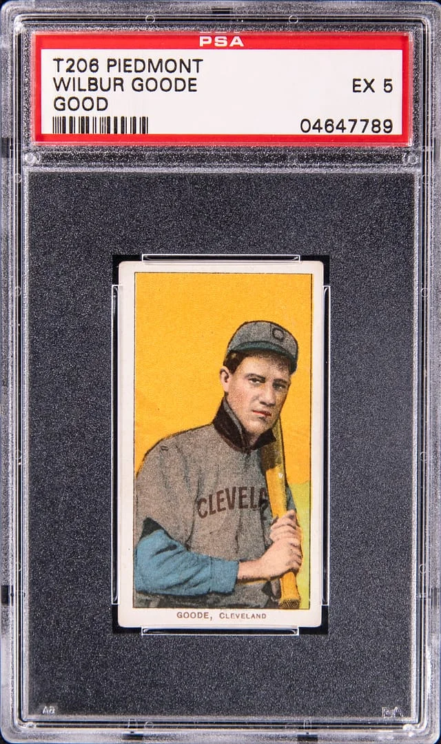 1909-11 T206 Wilbur Goode (Good) - Piedmont White Border #no-number card image
