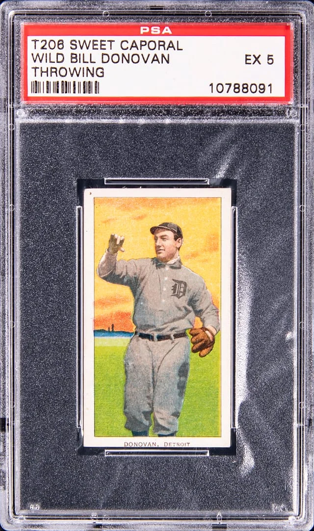 1909-11 T206 Wild Bill Donovan White Border #no-number card image