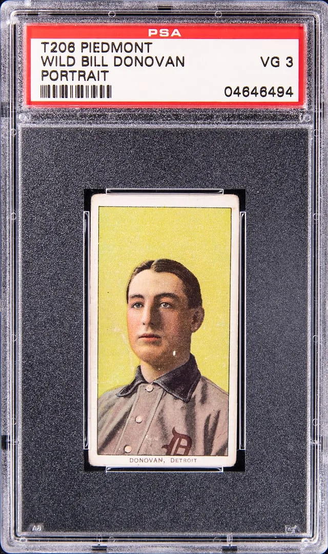 1909-11 T206 Wild Bill Donovan, Portrait - Piedmont White Border #no-number card image