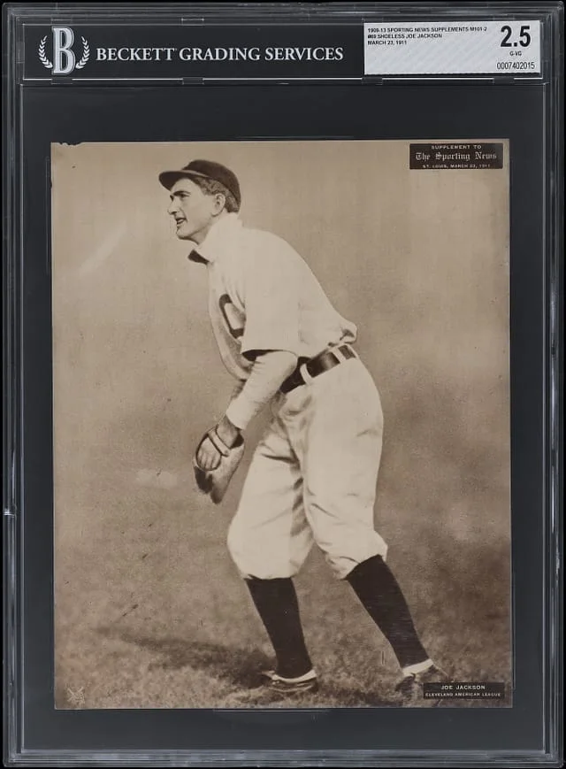 1909-13 M101-2 Sporting News Supplements Shoeless Joe Jackson #69 card image