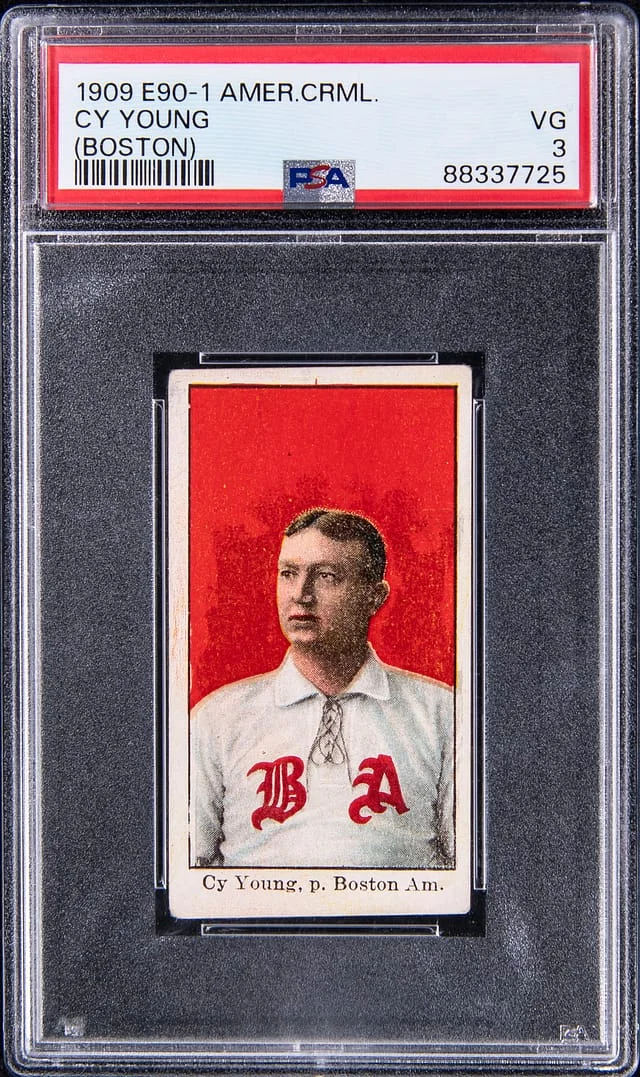 1909 E90-1 American Caramel Cy Young, Boston #no-number card image