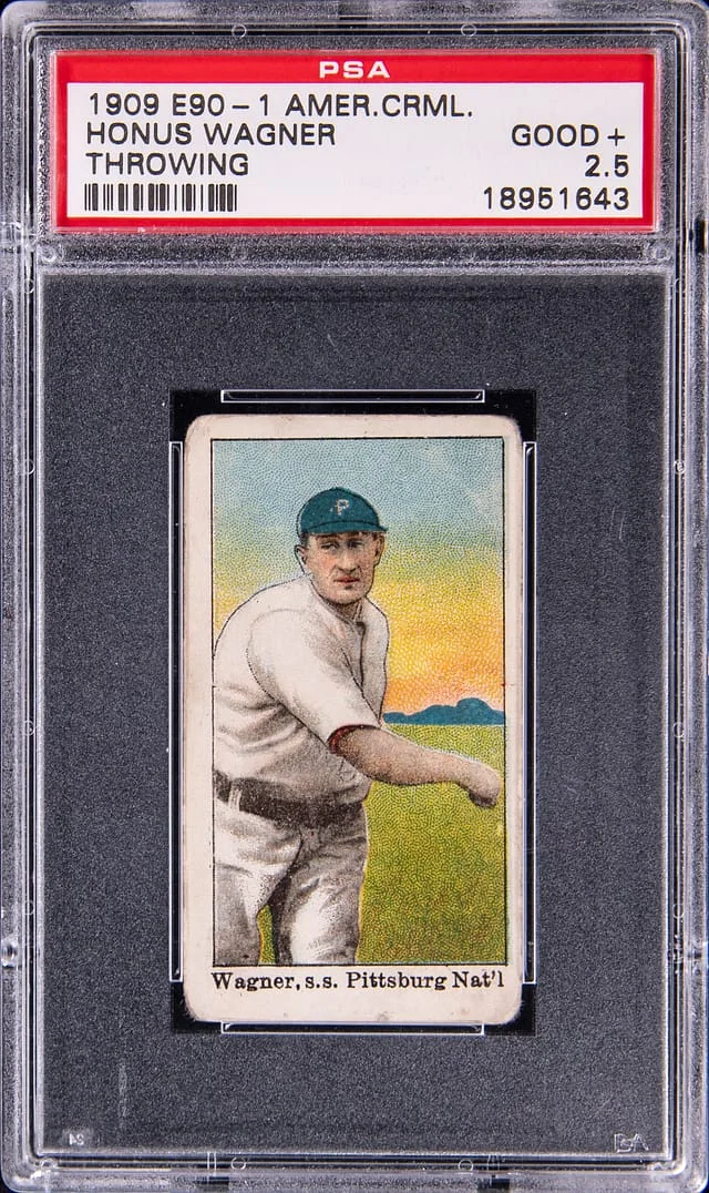1909 E90-1 American Caramel Honus Wagner #no-number card image