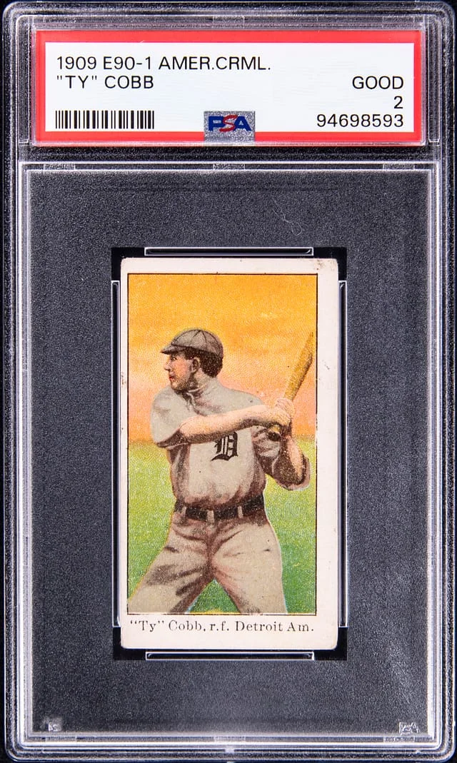 1909 E90-1 American Caramel Ty Cobb #no-number card image